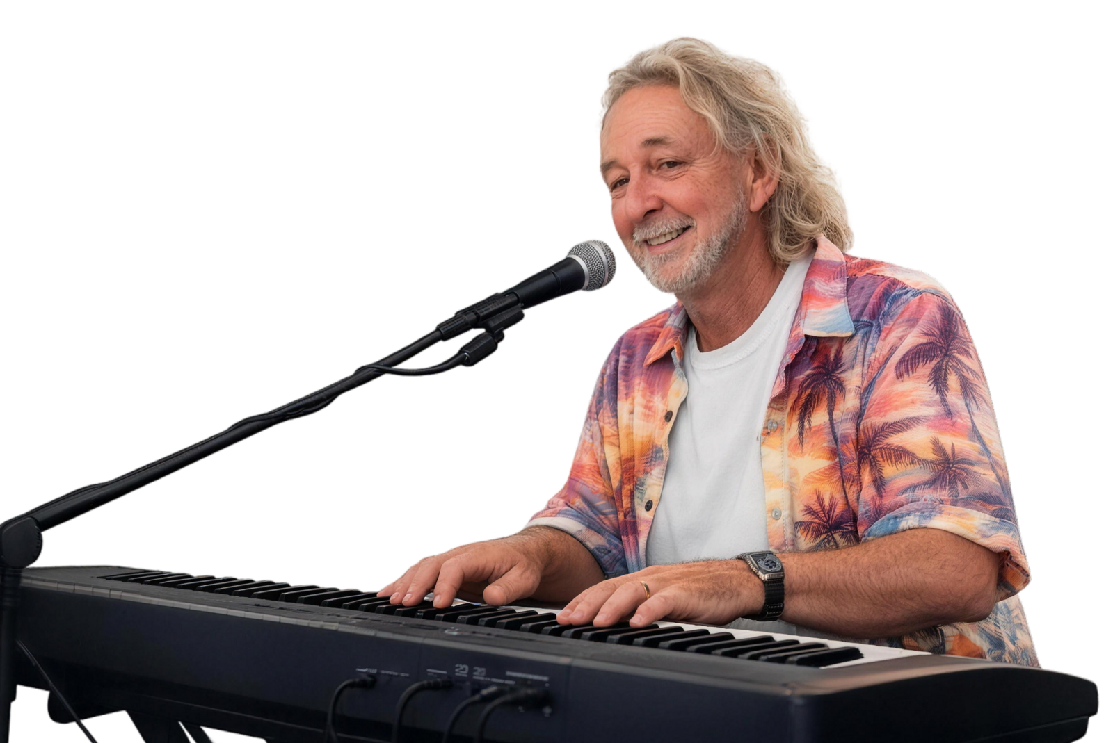 Bob Boyd at the keyboard