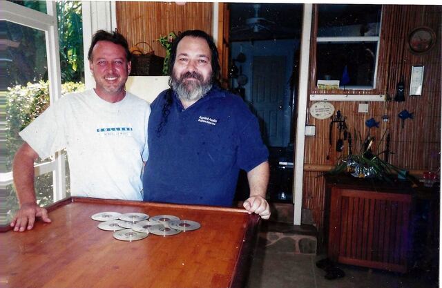 Jeff and Bob with the masters — Coconut Room